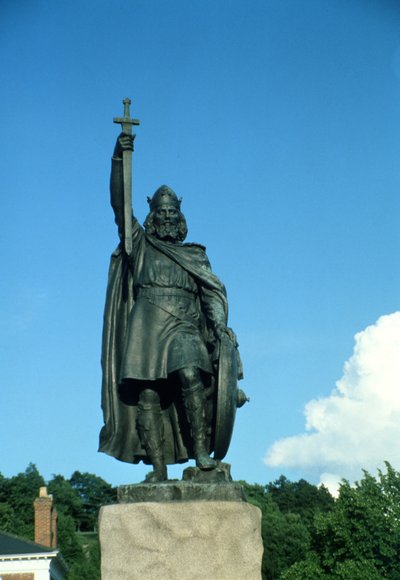 Statue von Alfred dem Großen (849-99) von Unbekannt Unbekannt